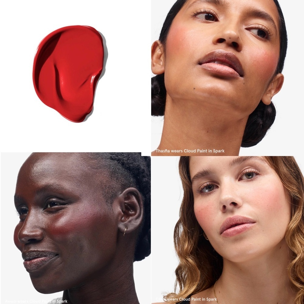 Glossier Cloud Paint Seamless Cheek Color (Spark) NIB 10 ml/0.33 fl oz - Picture 3 of 3